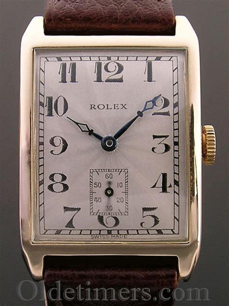 gold rolex rectangular watch vintage|old Rolex watches price list.